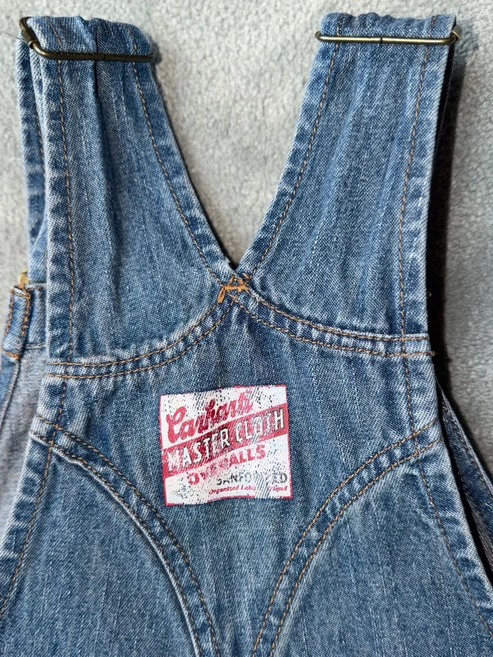 Carhartt Kids Y2K Blue Denim Overalls - 2010